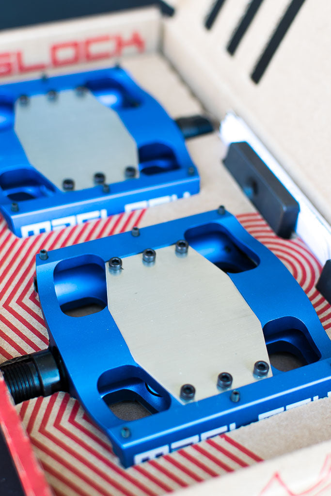 Fort Knox Magnetic Bike Pedals Blue